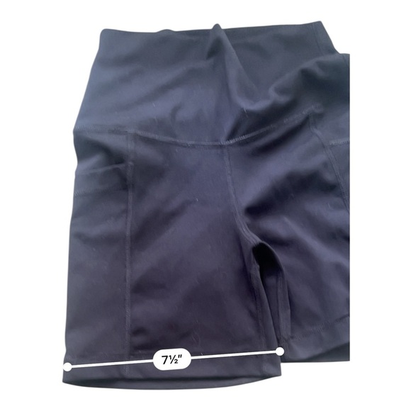Yogalicious Black Bike Shorts High-Waisted Performance XS polyester spandex - Picture 10 of 12